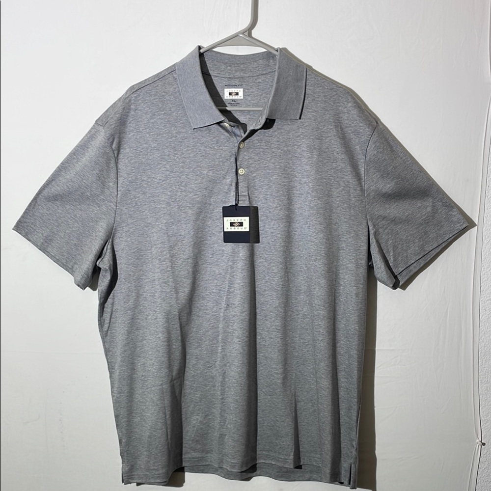 Joseph Abboud Gray Polo Shirt Classic Design Men’s size XL (B3)”✨